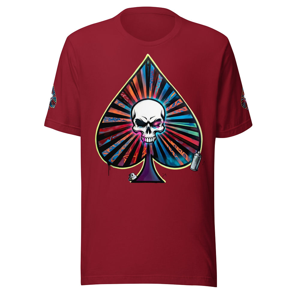 Thumbnail: "Spade Skull" - Unisex t-shirt