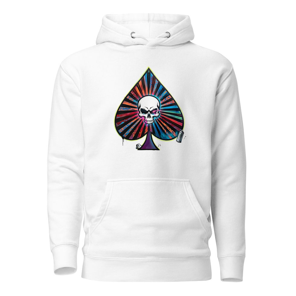 Thumbnail: "Spade Skull" - Unisex Hoodie