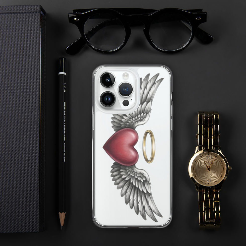 Thumbnail: "Angel Heart" - Clear Case for iPhone®