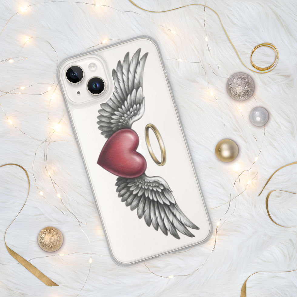 Thumbnail: "Angel Heart" - Clear Case for iPhone®