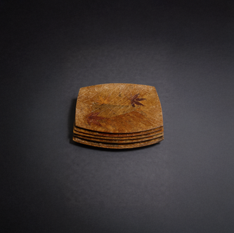 Momiji antique 6 plates set 