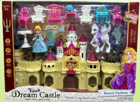 Castillo de princesas con accesorios