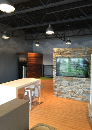 Showroom with ActiveYards aluminum and vinyl fence in Ramsey, NJ