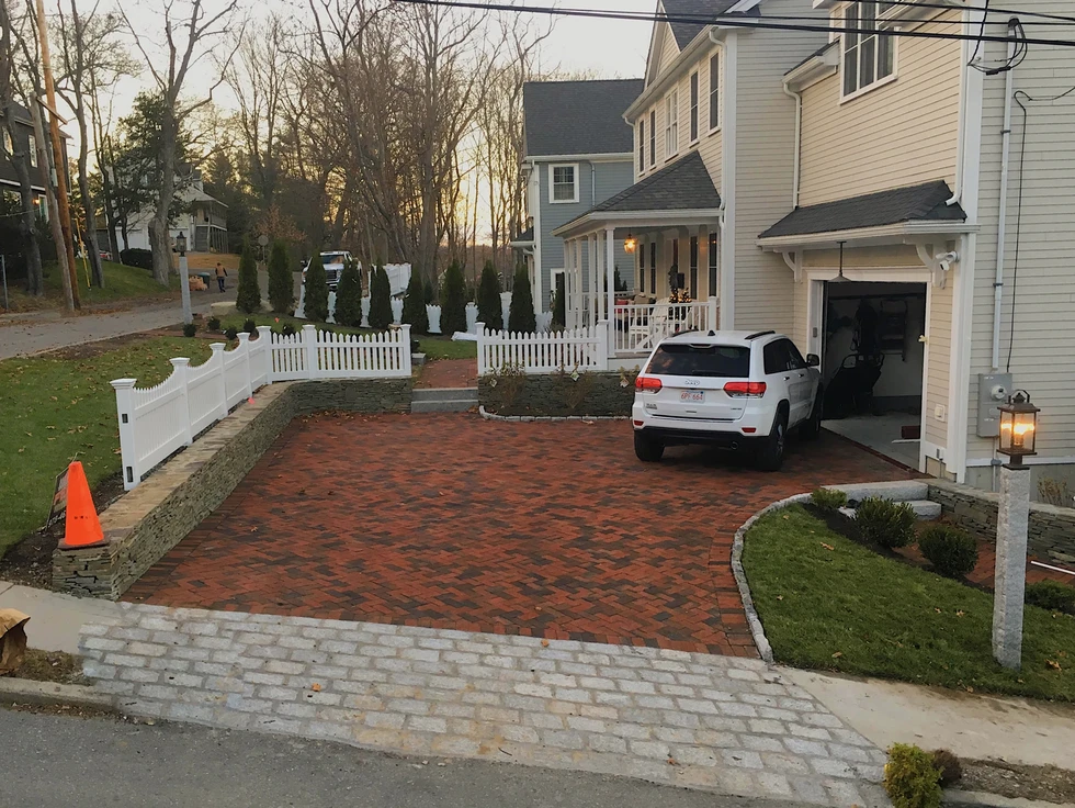 Paver Driveway in Wenham, Lexington, Lynnfield MA