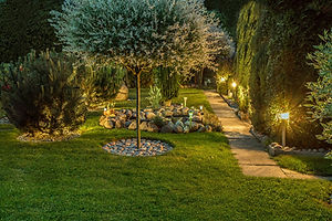 Landscape lighting in Newbury, OH