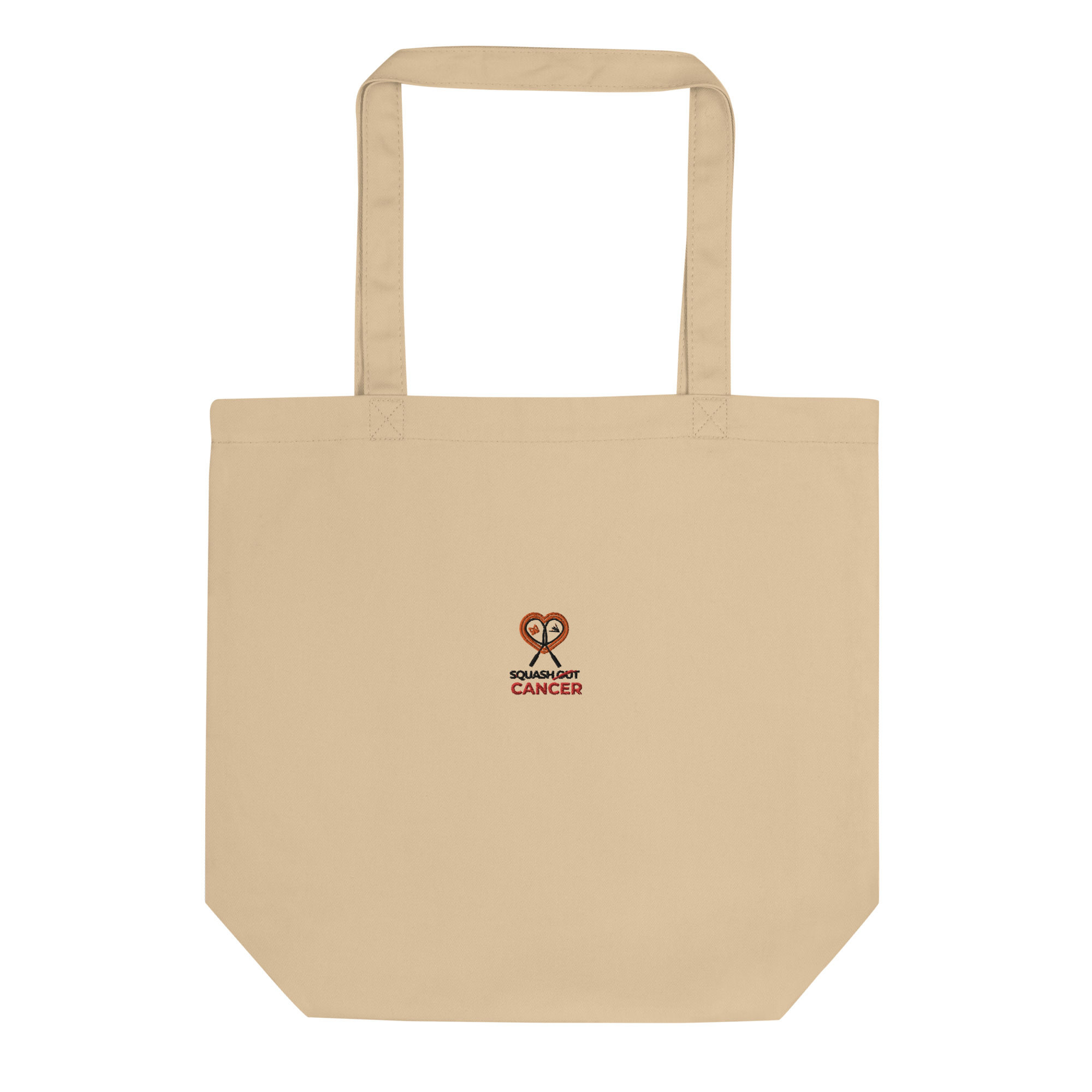 Squash Out Cancer Embroidered Tote Bag