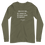 Thumbnail: Show Up Checkboxes Unisex Long Sleeve Tee