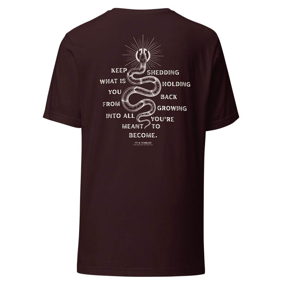 Thumbnail: Keep Shedding What Holds You Back Unisex t-shirt