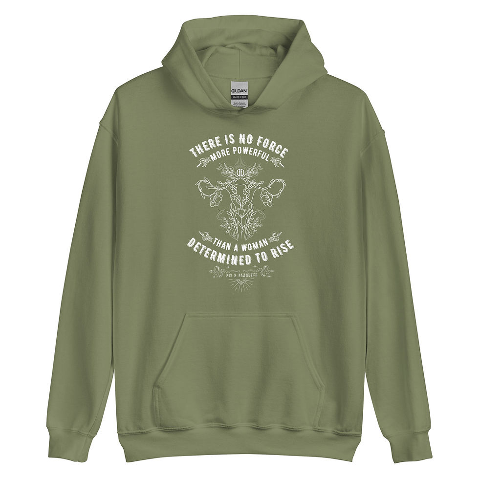 Thumbnail: Uterus Power Unisex Hoodie