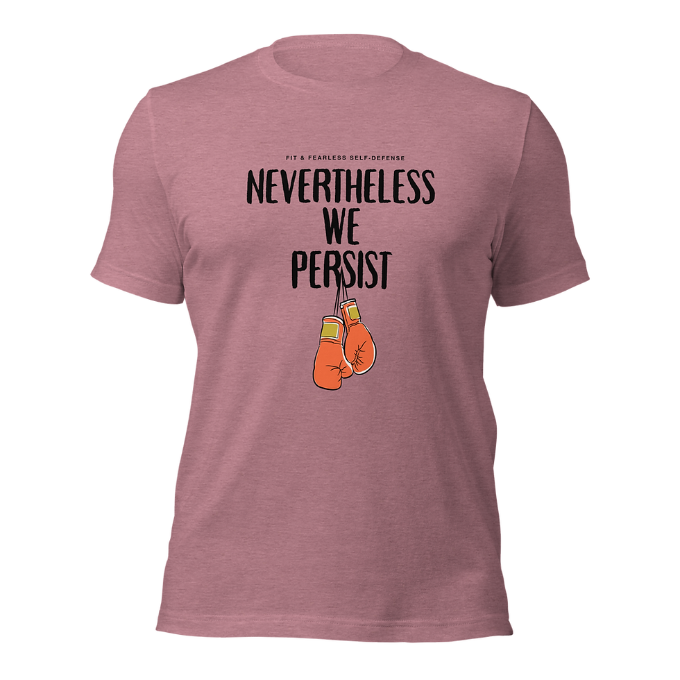 Thumbnail: We Persist T-Shirt (Dark on Light)