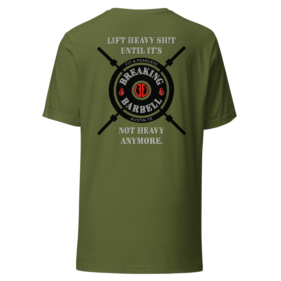 Thumbnail: Lift Heavy Red Logo Unisex t-shirt