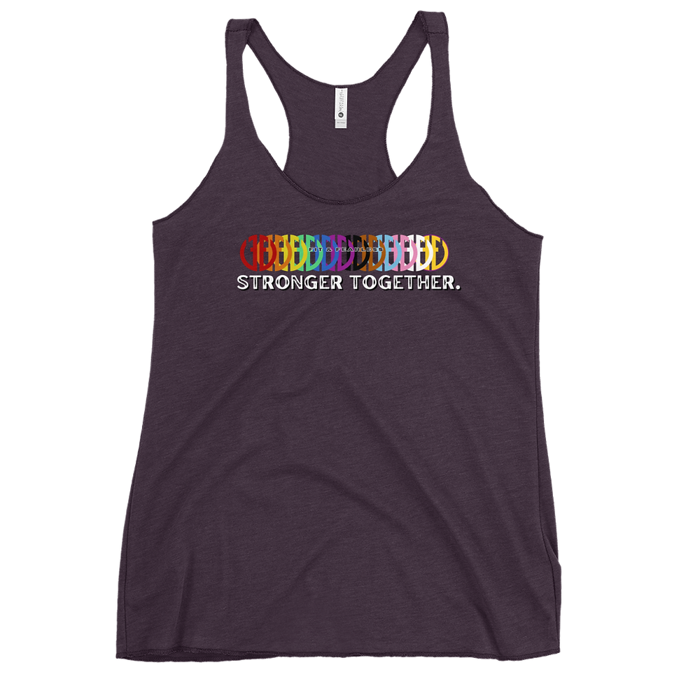 Thumbnail: Stronger Together PRIDE Racerback Tank