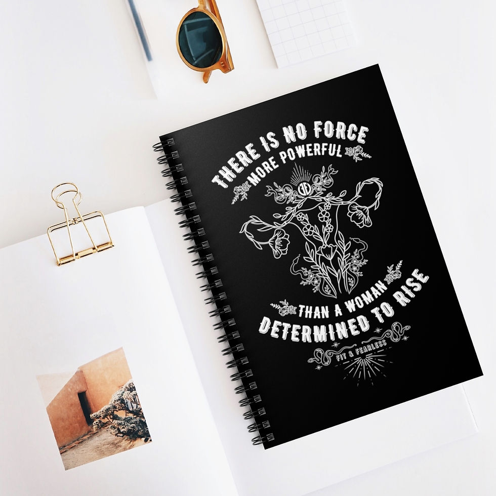 Thumbnail: Uterus Power Spiral Notebook
