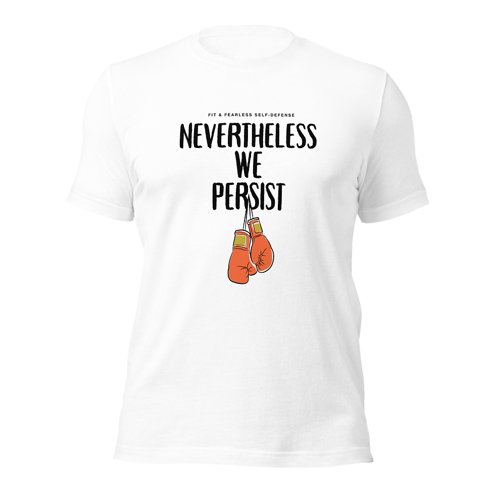 Thumbnail: We Persist T-Shirt (Dark on Light)