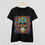 Thumbnail: Fire Flower Skull Women's Cotton Tee