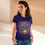 Thumbnail: Fire Flower Skull Women's Cotton Tee