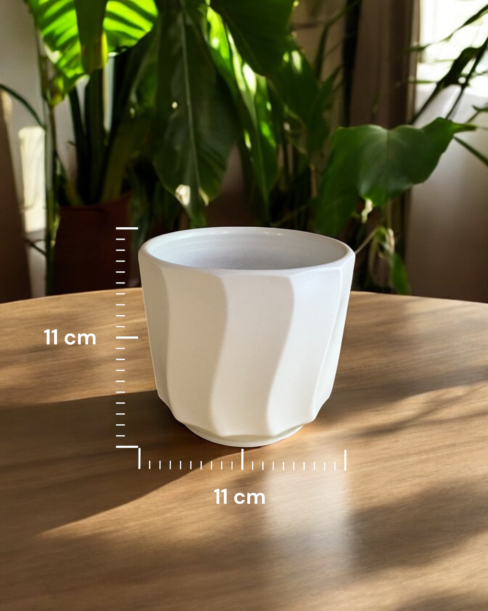 Maceteros Cerámica White Greco pequeño 11cm