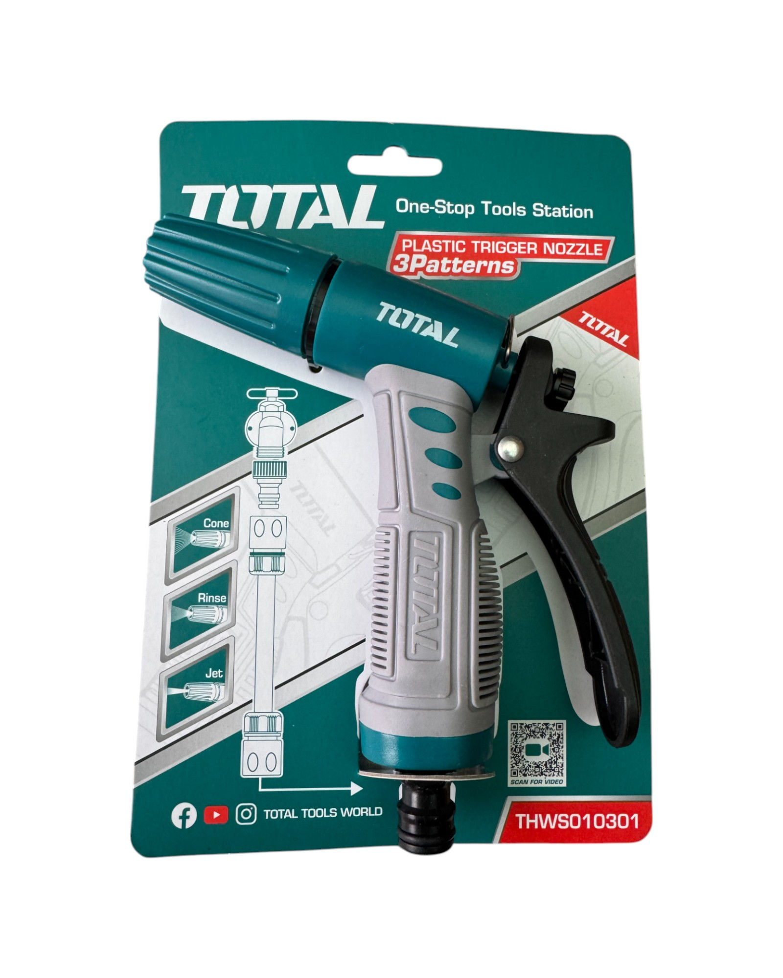 Pistola de Riego Total 3 Funciones