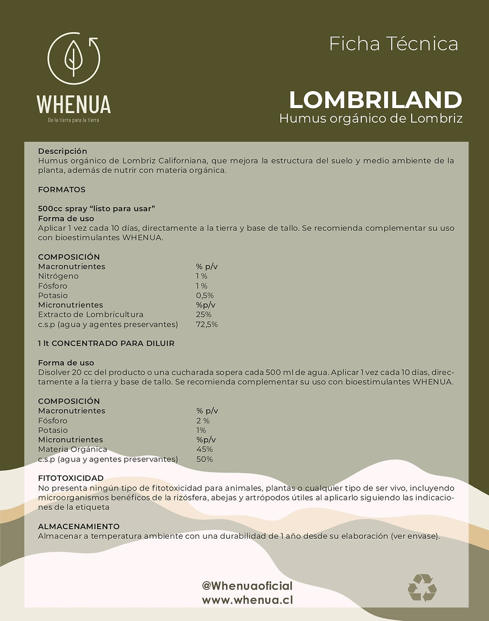 Miniatura: Lombriland - Humus Orgánico 500cc