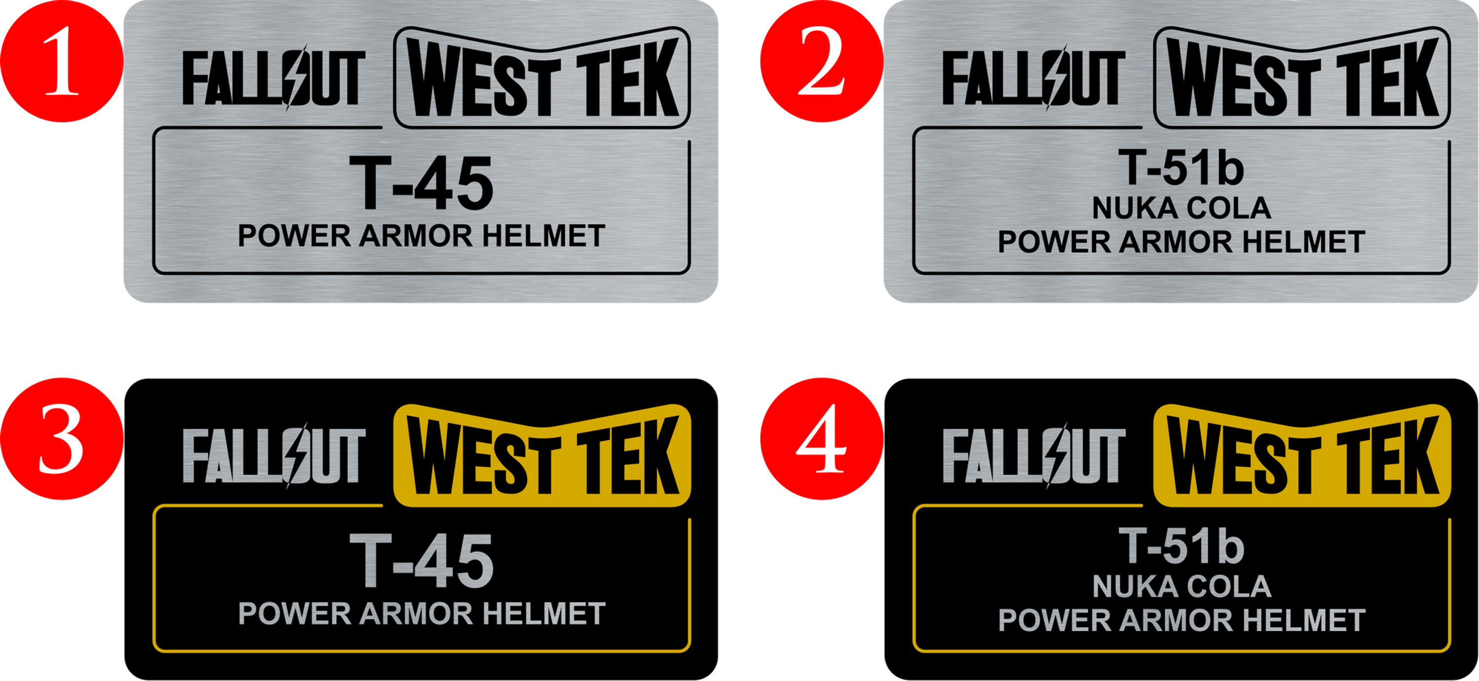 Fallout Power Armor Helmet Display Plaque