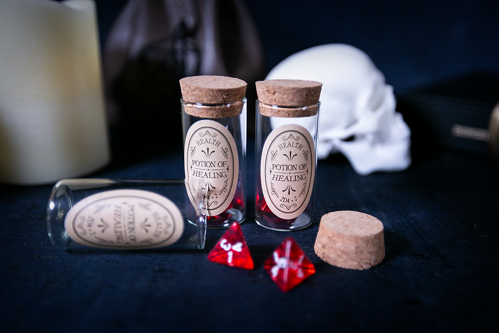 Thumbnail: Single Potion of Healing Glass Vials