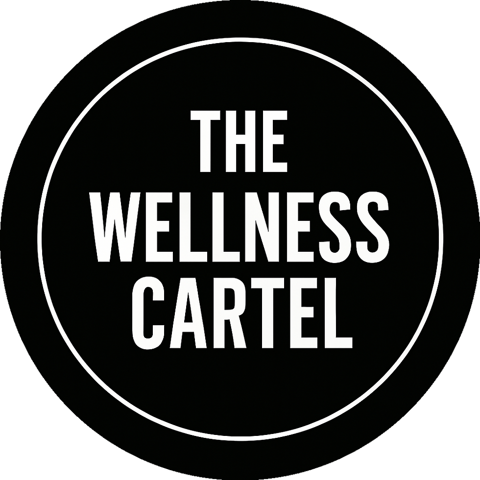 The Wellness Cartel Black and white logo