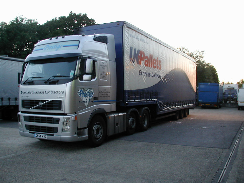 Stone Chipped Lorry Windscreen