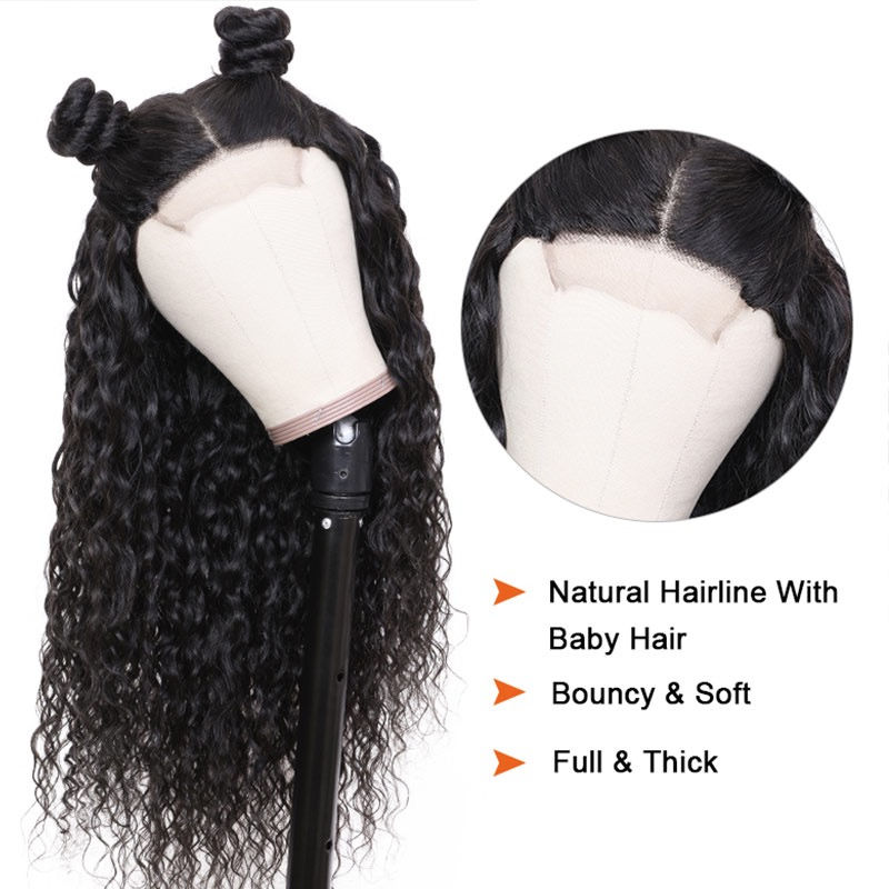 Thumbnail: Water wave Lace Front Wig 18”