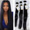 Thumbnail: Straight Burmese Mink Human Hair Weave 12A Grade