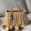 Miniatura: Bolsa Palha Carnaúba Chocolate