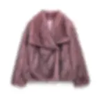 Miniatura: MUJER Faux Fur Coat Plush Fluffy Women's Jacket 2025 Woman Autumn Winter New in
