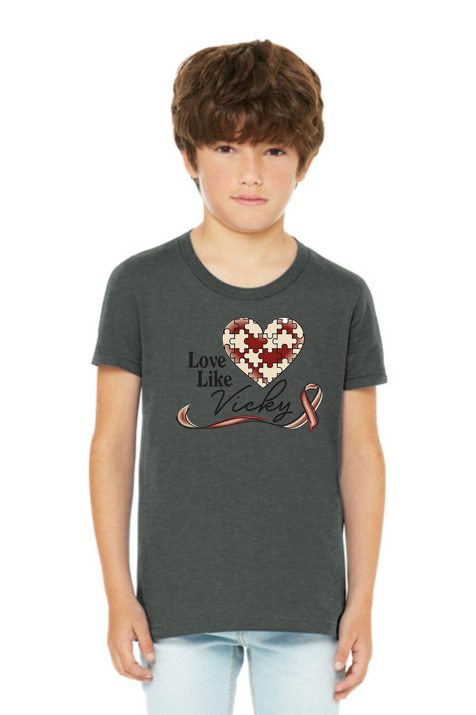 Thumbnail: Love Like Vicky 🎗 Youth T-Shirt