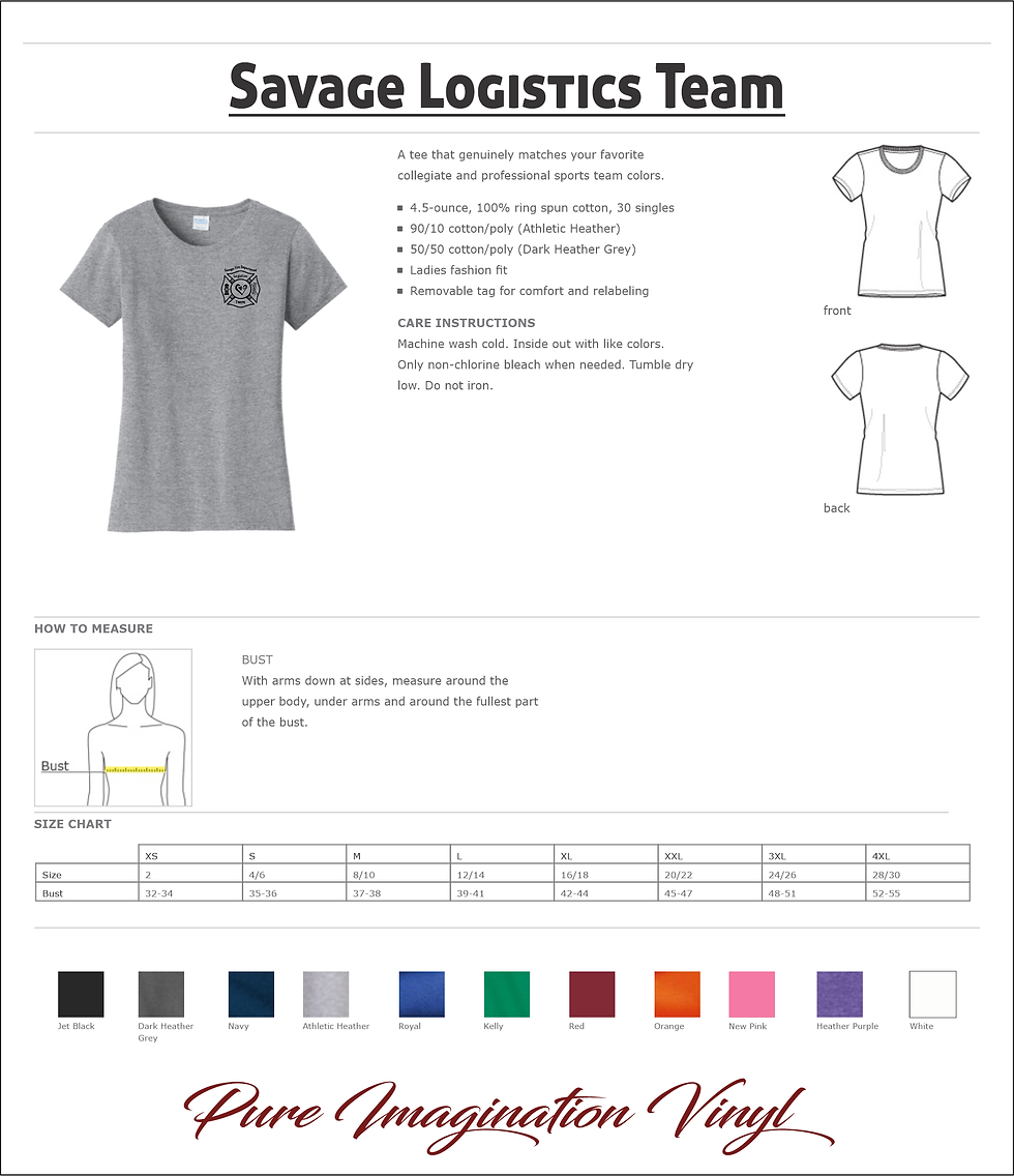 Thumbnail: Savage Logistics Team T-Shirts 2020