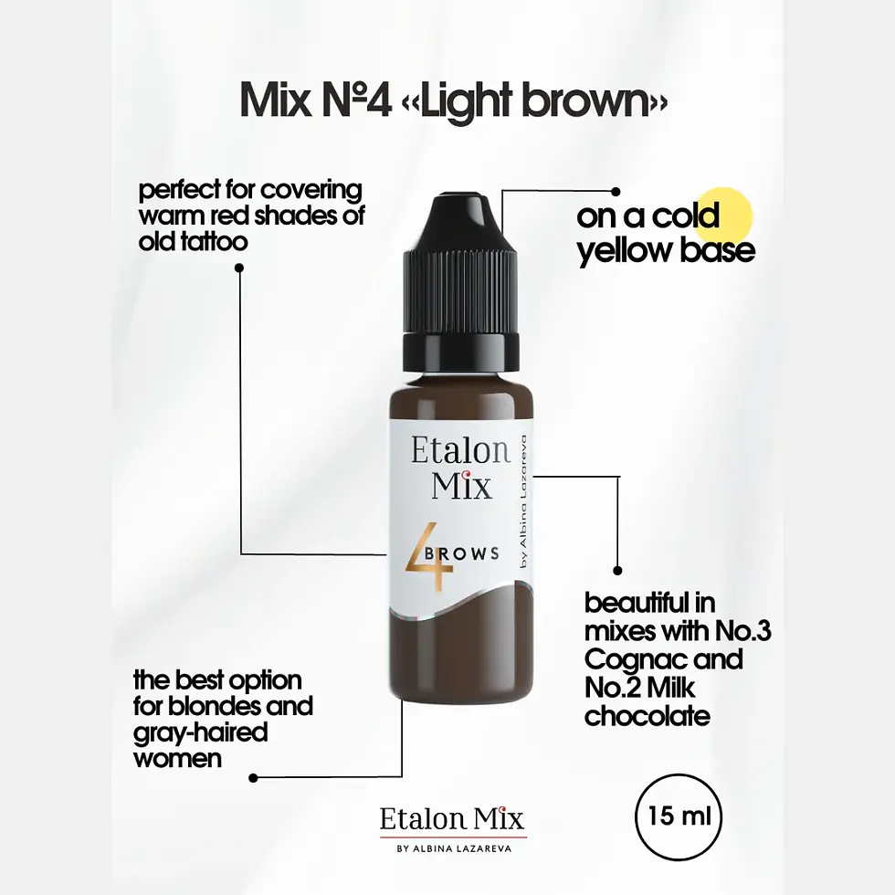 Thumbnail: Etalon Mix No4 Light Brown 15ml
