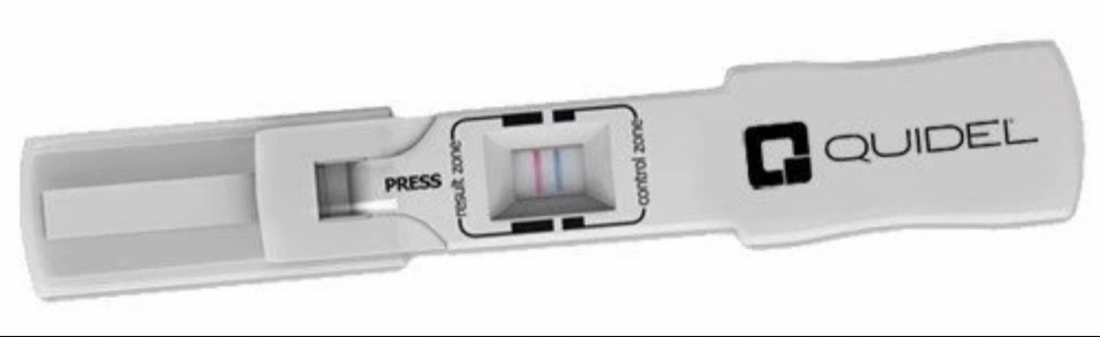 InflammaDry test cassette for detecting the MMP-9 inflammatory marker in tears - Dry Eye Clinic, Dr. Abdalrahman Alabsi