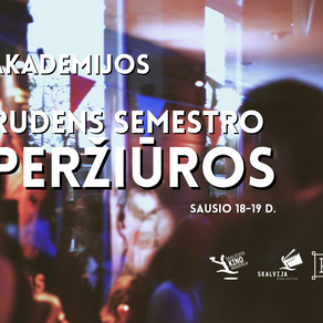 SKALVIJOS kino akademija | rudens semestro darbų peržiūros 01 18–19