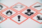WHMIS 2015 SYMBOLS WORKPLACE HAZARDOUS MATERIAL INFORMATION SYSTEM. EXCLAMATION MARK FOCUS