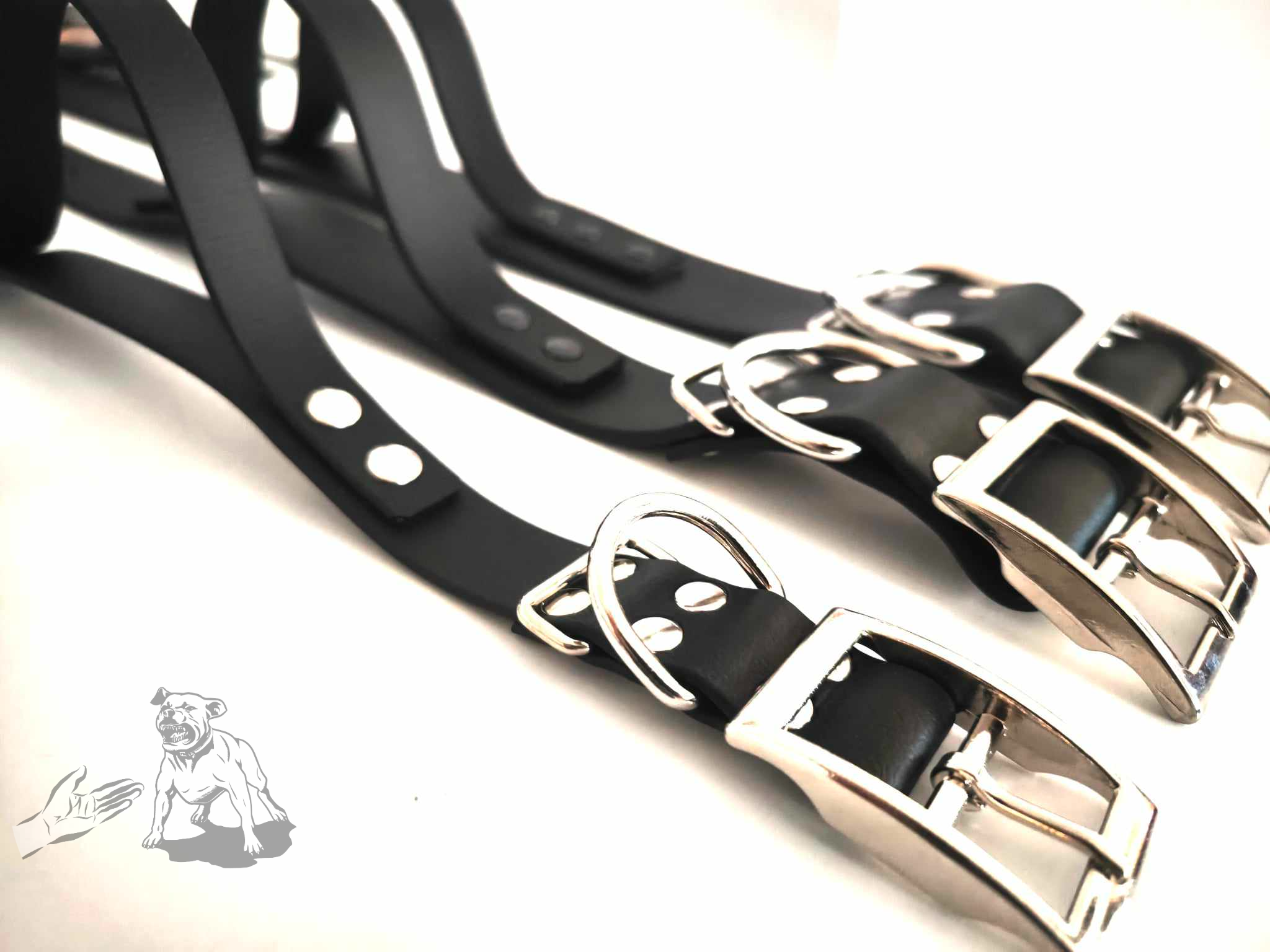 Collier BIOTHANE® "ALPHA" avec poignée - Différentes tailles disponible