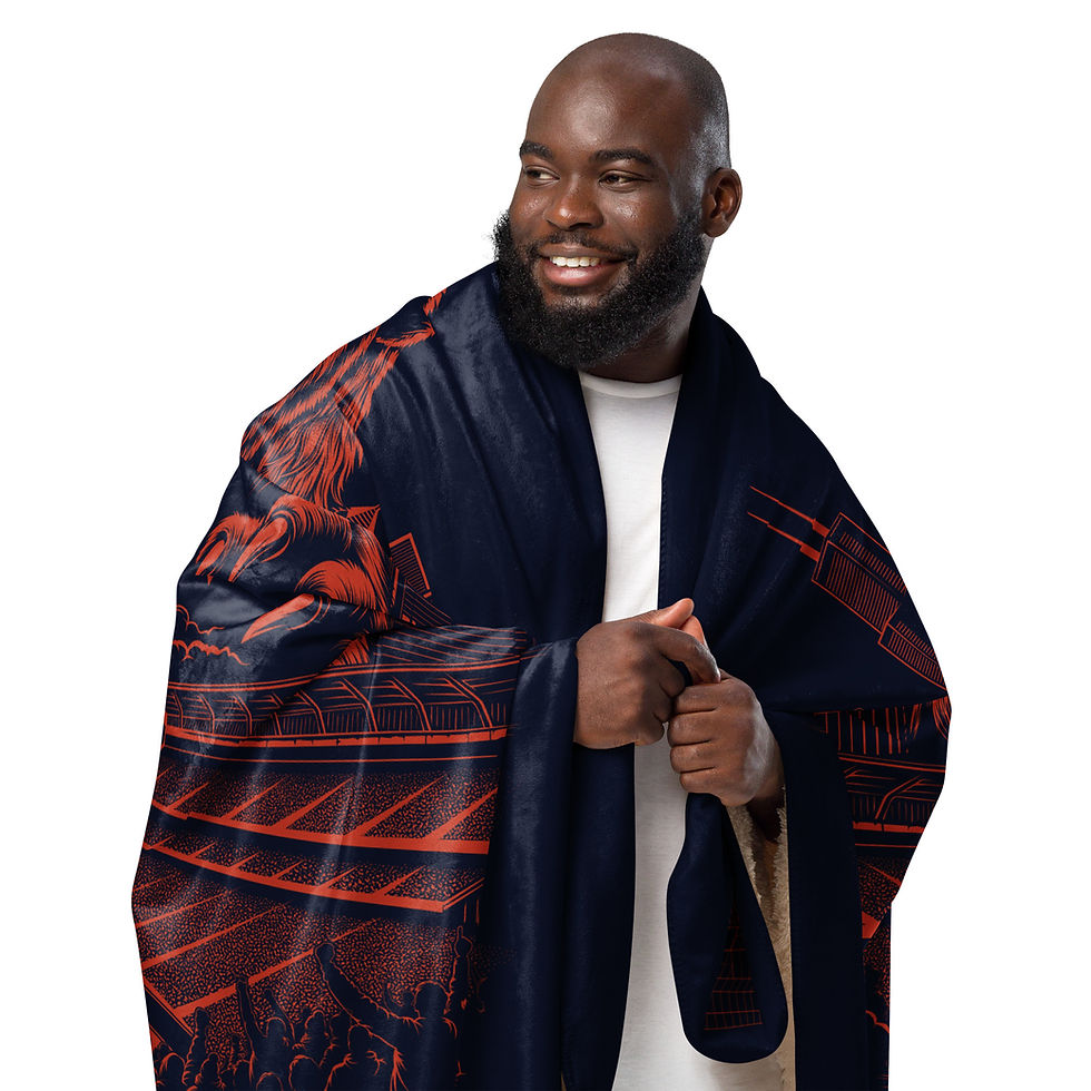 Thumbnail: Monsters Of The Midway Sherpa blanket