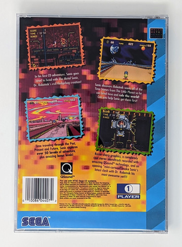 Sonic CD Sega CD Reproduction | Muslhed's Retro Game