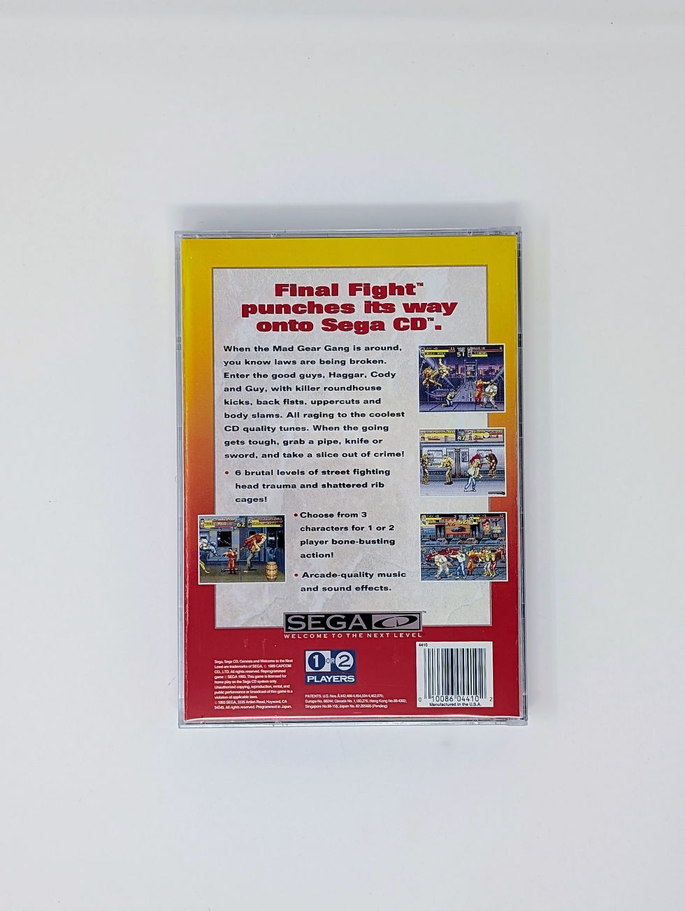 Thumbnail: Final Fight CD Sega CD Reproduction