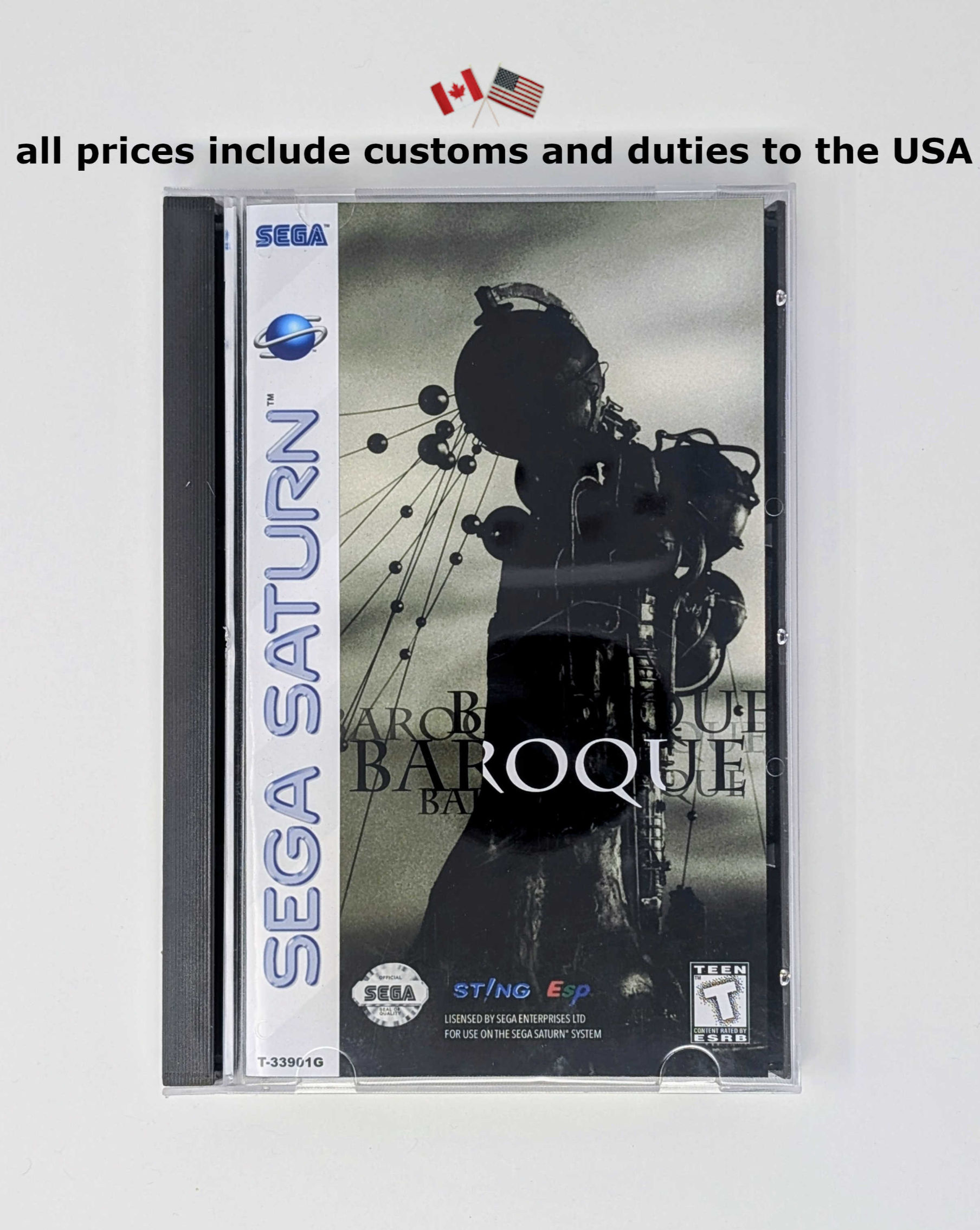 Baroque Sega Saturn Reproduction