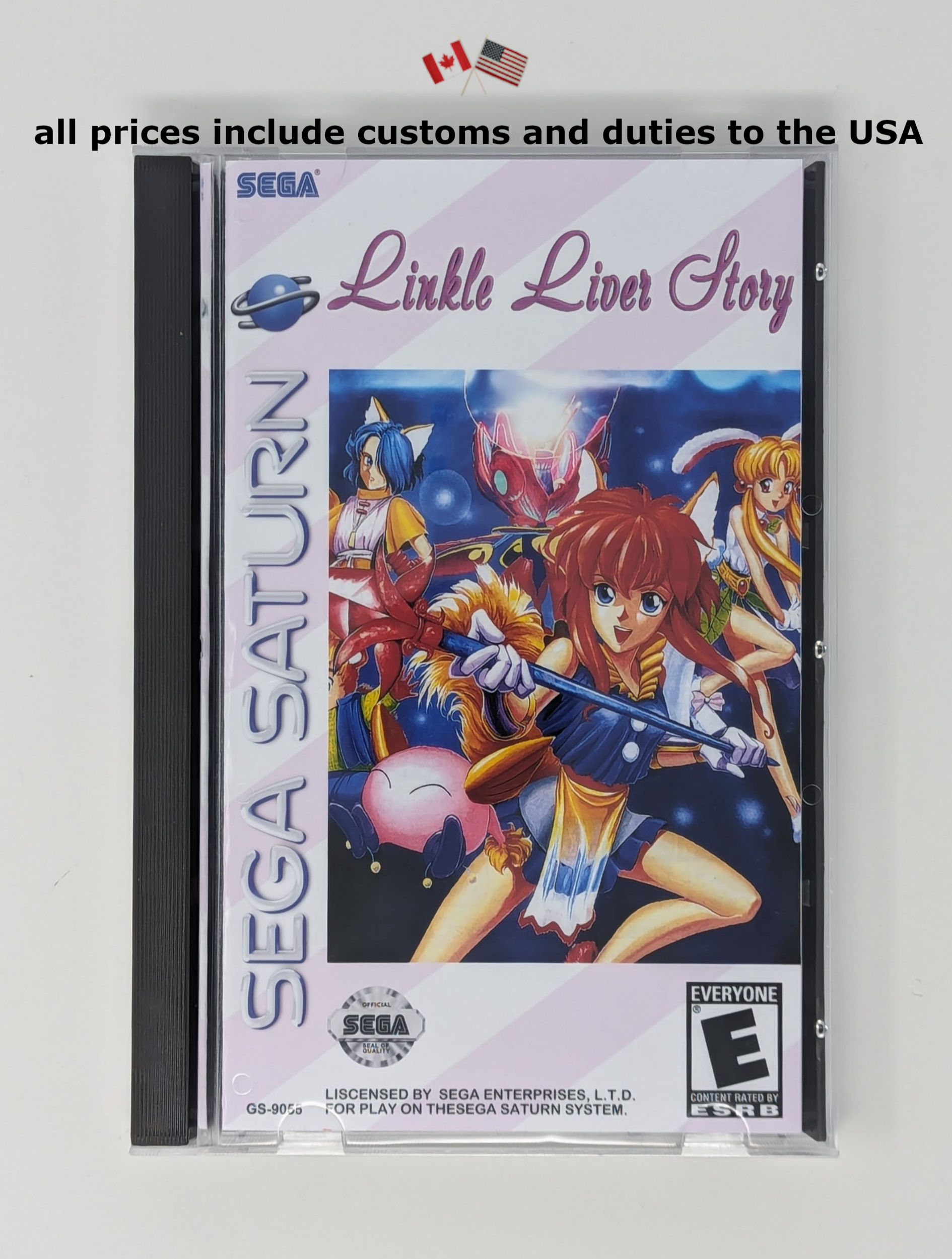Linkle Liver Story Sega Saturn Reproduction game
