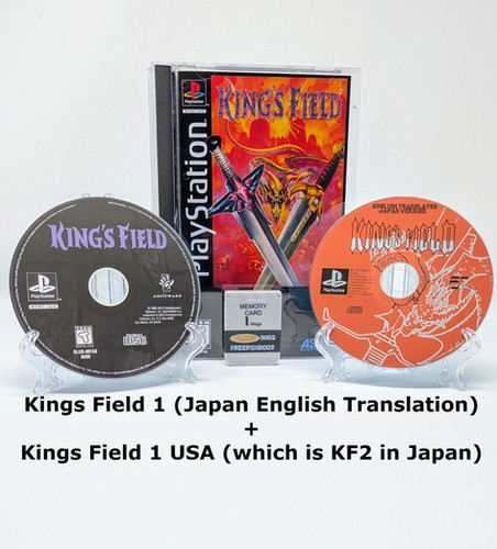 Kings Field 1 and 2 Playstation Reproduction | Muslhed's Retro Game