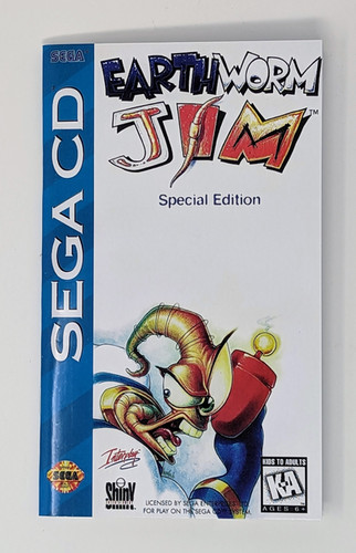 Earthworm Jim SE Sega CD Reproduction | Muslhed's Retro Game