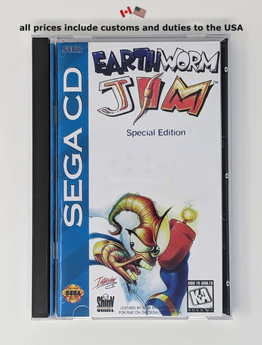 Earthworm Jim SE Sega CD Reproduction | Muslhed's Retro Game