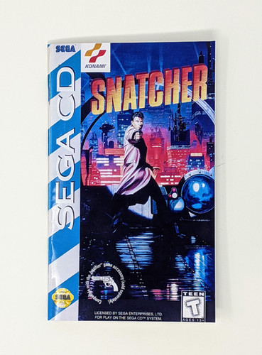 Snatcher Sega CD Reproduction | Muslhed's Retro Game