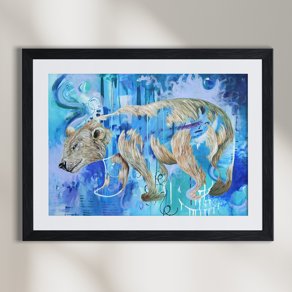 Thumbnail: 'Frostbite' Polar Bear Fine Art Print
