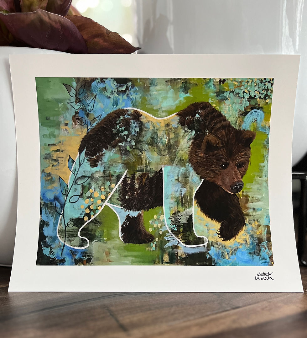 Thumbnail: 'Evanescent' Grizzly Bear Fine Art Print