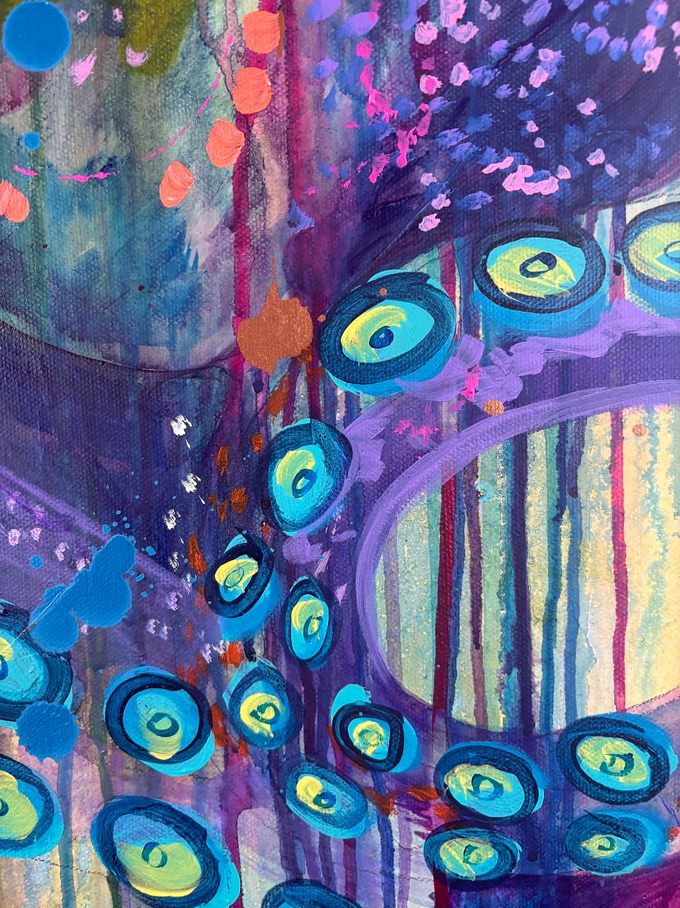 Thumbnail: 'Sullivan' Octopus Original Acrylic Painting